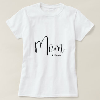 Mamãe criou um presente 202x para a camiseta mãe
