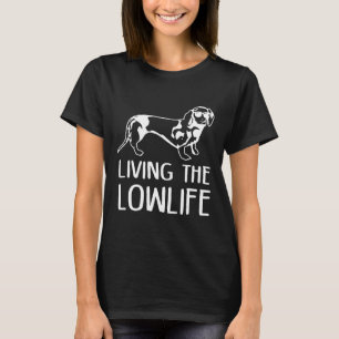 Mamãe Dachshund Vivendo A Camisa Engraçada Da Lowl