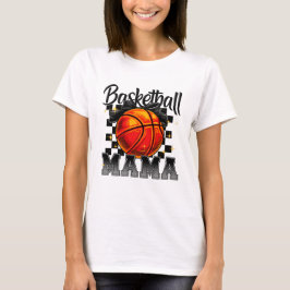 Mamãe de basquete Camisa com Gráfico de Arco - Mãe