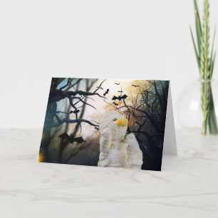 Mamãe de Halloween. Cartão de Saudação