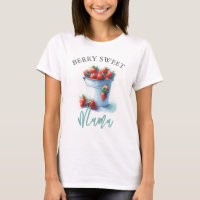 Mamãe De Serem Camisas Berry Doce Mama