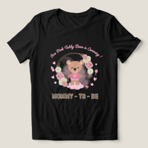 Mamãe de Urso de Pelúcia Rosa