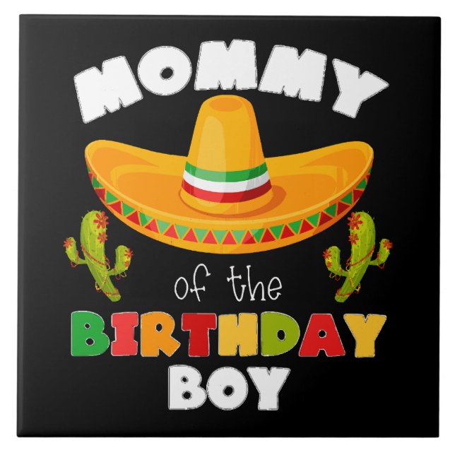 Mamãe do Menino do Aniversário Cinco de Maio (Frente)