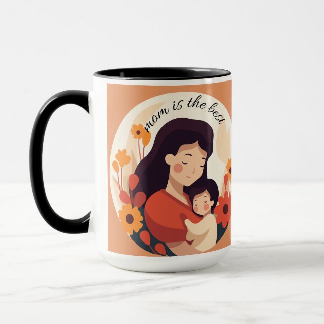 Mamãe é a melhor caneca (Esquerda)