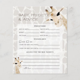 Mamãe e Bebê Girafa Predições e conselhos para beb