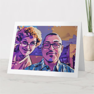 Mamãe e eu Dia das Mães 2017 idades 84 e 64 cartão
