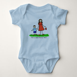 Mamãe e meu garoto - Camisas de Mãe e Filho de B