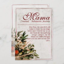 Mamãe - einfach undersetzlich - Buquê