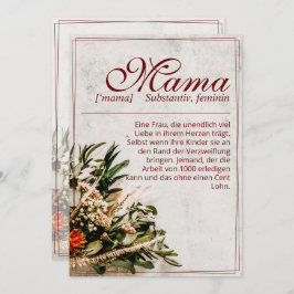 Mamãe - einfach undersetzlich - Buquê