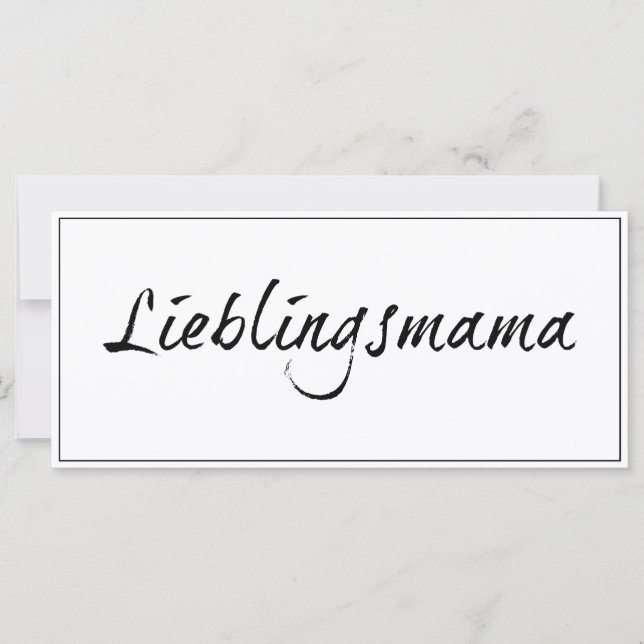 Mamãe favorita (Frente)