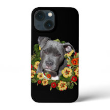 Mamãe floral pitbull