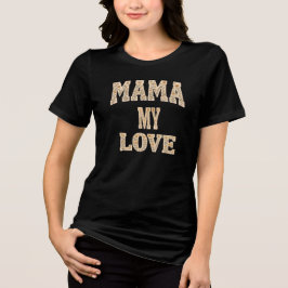 MAMÃE MEU AMOR Tipografia Floral Flores Silvestres