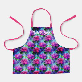Mamãe "Mini Me" Flor Bud floral Apron