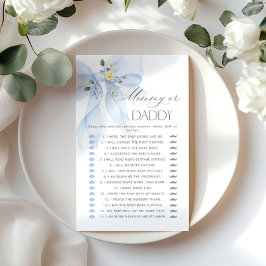 Mamãe ou Arco Azul Adivinha Quem Joga Floral