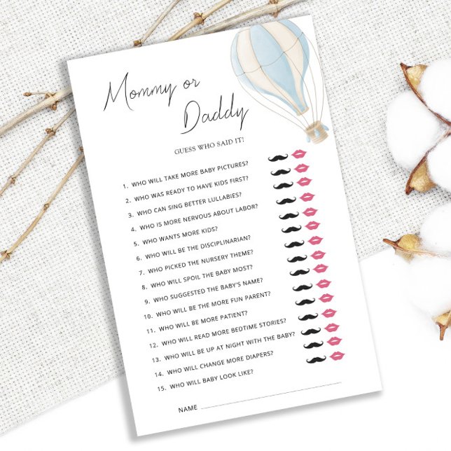 Mamãe ou Pai de balão de ar quente azul (Criador carregado)