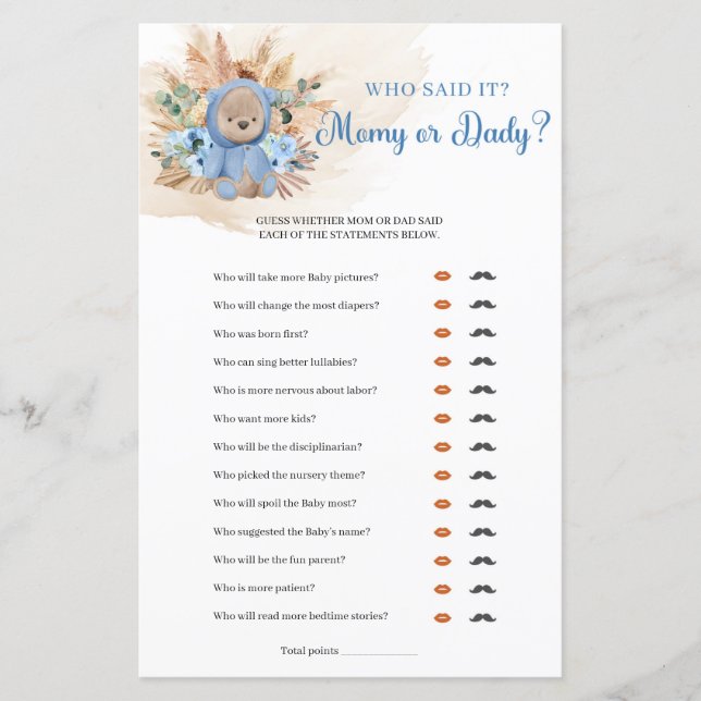 Mamãe ou Pai de erva de ursos de pelúcia tropical (Frente)