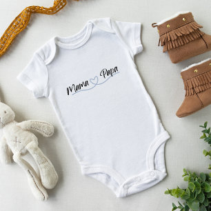 Mamãe Papá com Camiseta Cardíaca
