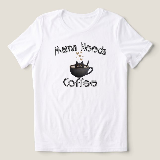 Mamãe Precisa de Café (Design frontal)