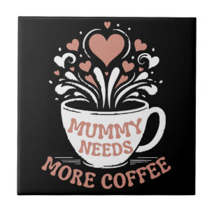 Mamãe Precisa De Mais Café Mamãe Puns Cansados Mãe