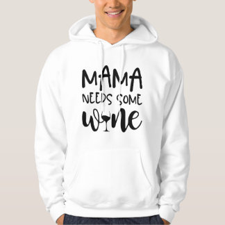 Mamãe Precisa de Vinho Camisa Divertida de Mama Be