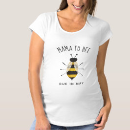 Mamãe Rústica para Camisa de Maternidade de Abelha