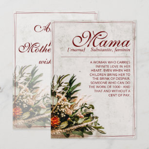 Mamãe - simplesmente insubstituível - Buquê