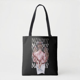 Mamãe Tote Bag - Mãe e Filhas Ilustração