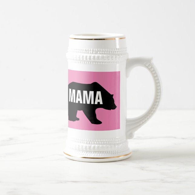 MAMÃE URNA CANECA DE CERVEJA DE CERVEJA GRIZÁVEL (Direita)