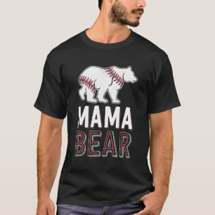 Mamãe Ursa Mãe Camisas De Baseball Para Mulheres S