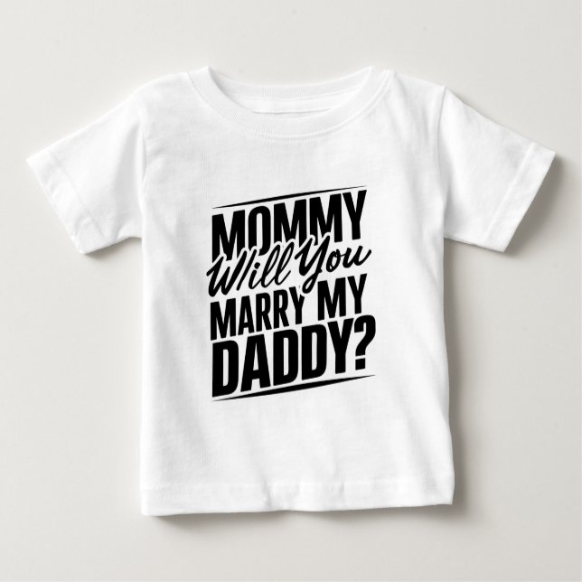 Mamãe, você vai casado meu pai? Camiseta (Frente)