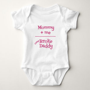 Mamães mais mim camisa (rosa)