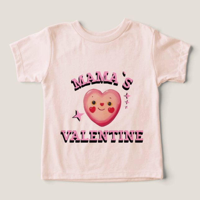 Mama's Valentine Toddler Shirt (Design frontal)