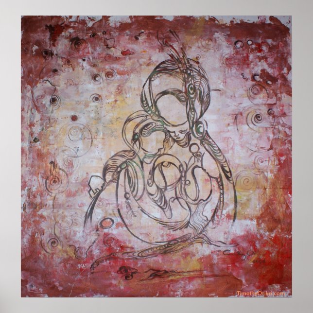 Mamma e eu - Impressão de tela (Frente)