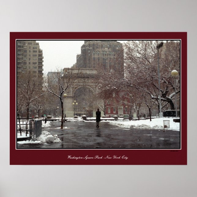 Man Alone, New York City Poster Print (Frente)