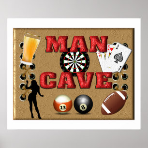 MAN CAVE IMPRESSÃO