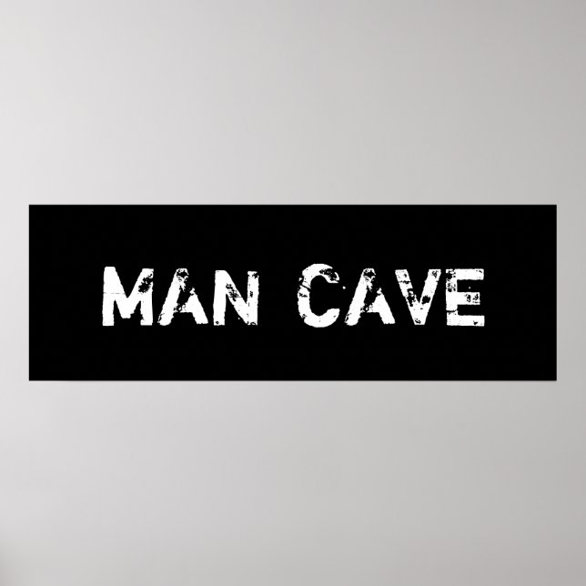 Man Cave Poster (Frente)
