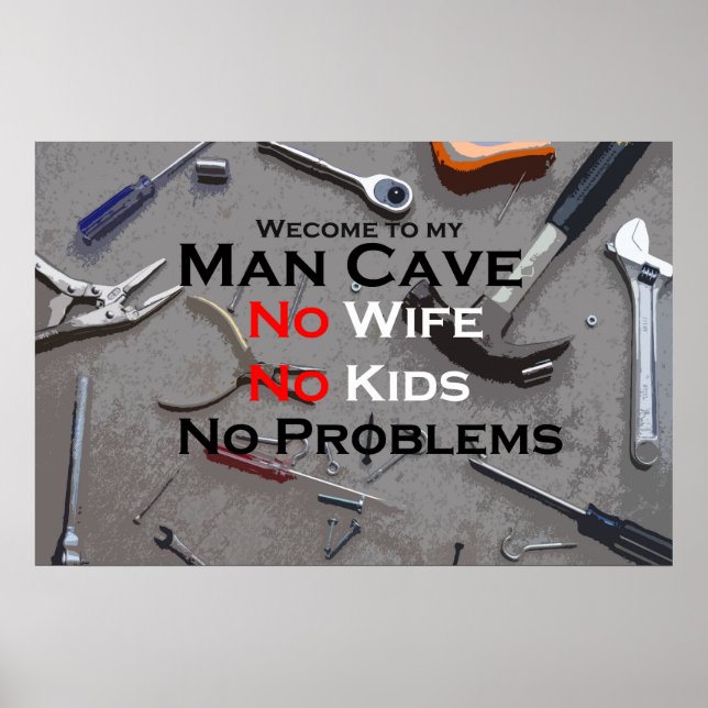 Man Cave Poster (Frente)