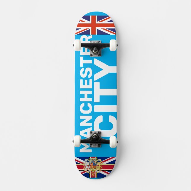 MAN CITY Skateboard (Frente)
