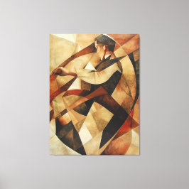 Man Enveloped in Abstraction Canvas