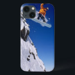 Man on a snowboard jumping off a cornice<br><div class="desc">COPYRIGHT James Kay / DanitaDelimont.com | US45 JKA0141.jpg | Man on a snowboard jumping off a cornice at Snowbird Resort in Little Cottonwood Canyon in the Wasatch Mountains of northern Utah. (MR)</div>