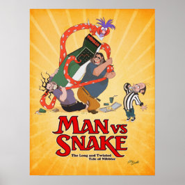 MAN VS COBRA Don Bluth Poster do Kickstarter