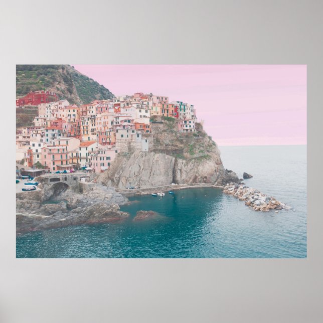 Manarola na Itália Poster (Frente)