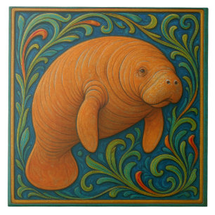 Manateio - Azulejo cerâmico