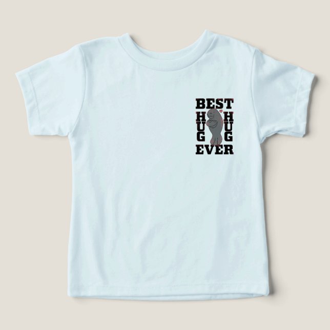 Manateio - Melhor Hug Nunca - Hug - Design ASL (Design frontal)