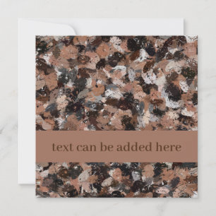 Manchas de tinta cinza, marrom e preta em cartão d