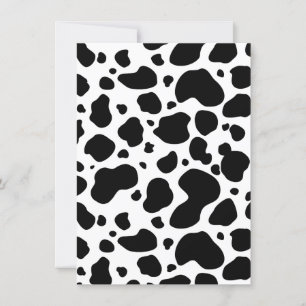 Manchas de Vaca Padrão Impressão em Preto e Branco