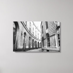 Manchester Library Walks Canvas Print