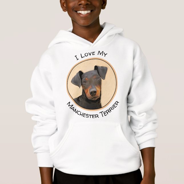 Manchester Terrier Pintura Original (Frente)