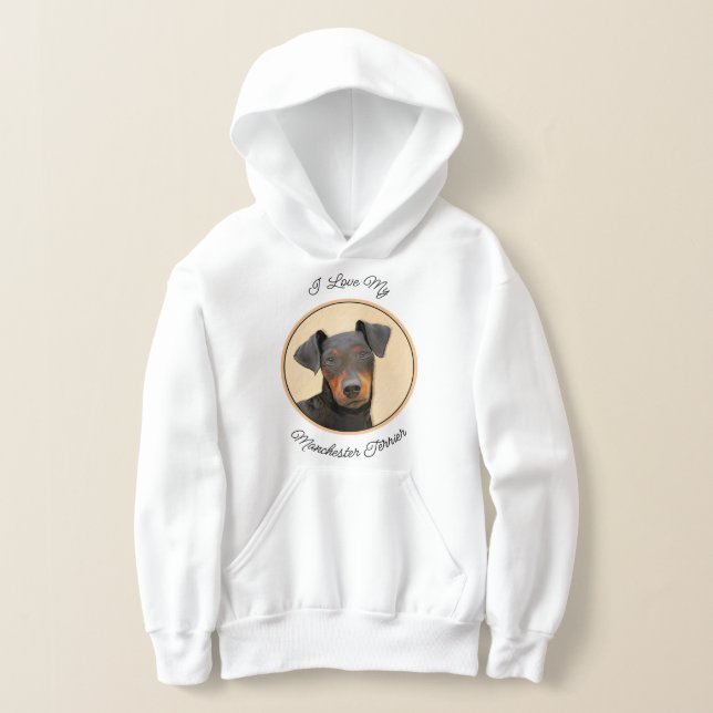 Manchester Terrier Pintura Original (Postura )