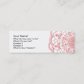 Mandala 2, cartão de visita